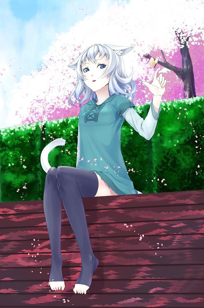 25P Anime style: toeless legwear-stockings