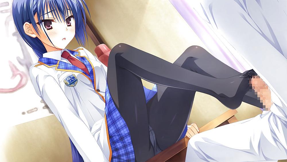 25P Hentai Anime Manga Nylon Stockings Feet
