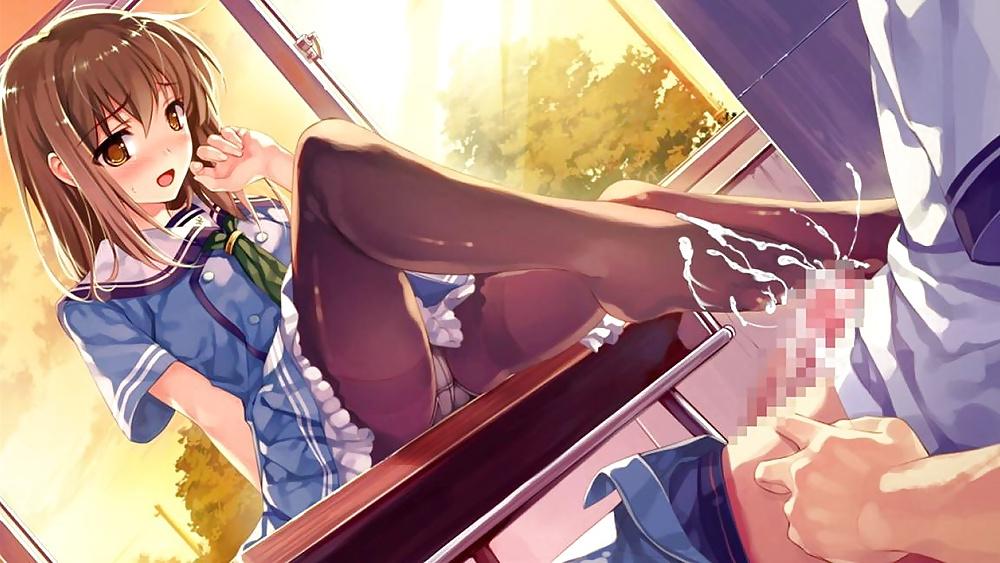 25P Hentai Anime Manga Nylon Stockings Feet