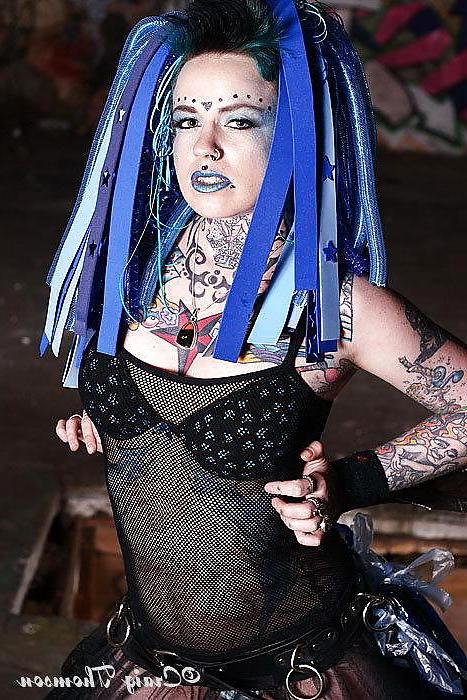 25P Rachel Face Goth Punk Babe