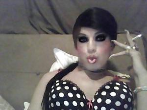 25P Smoking Fetish Sissy