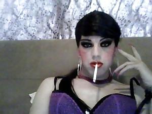 25P Smoking Fetish Sissy
