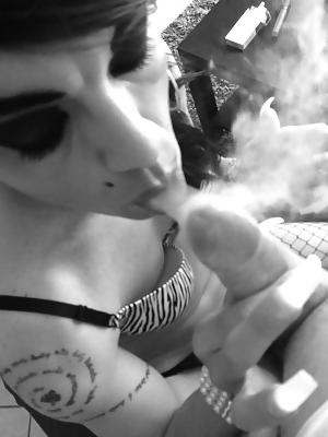 25P Smoking Fetish Sissy