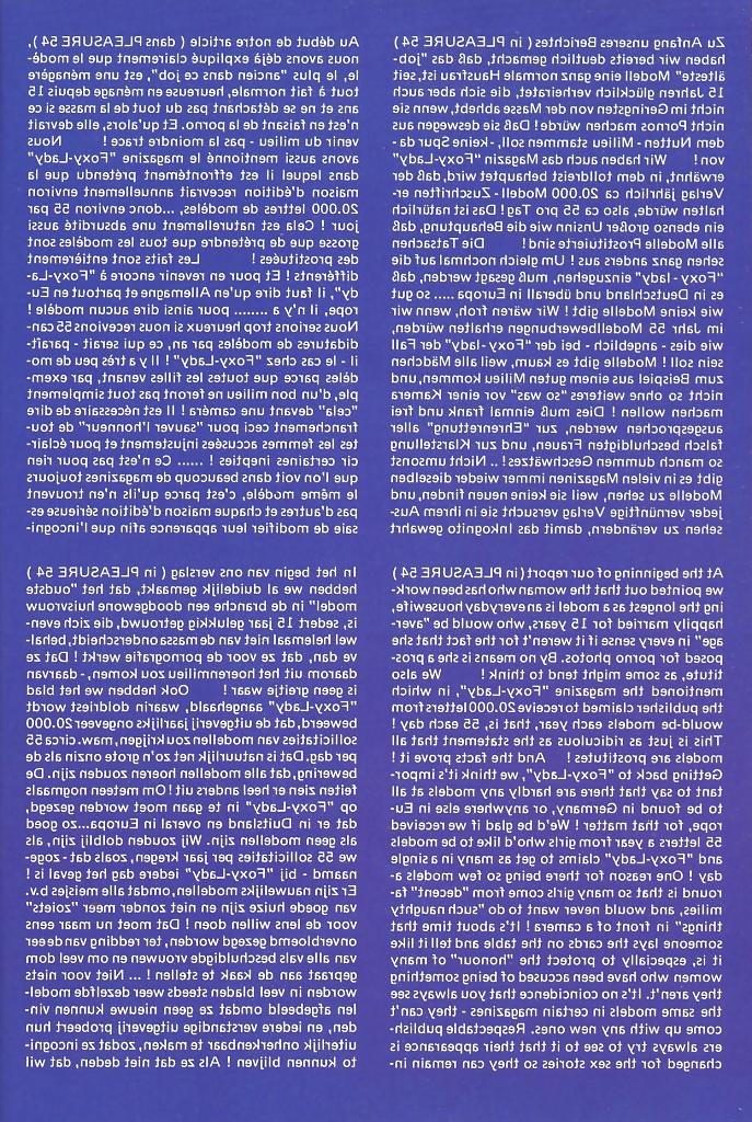 25P Pleasure 055 Porno magazine