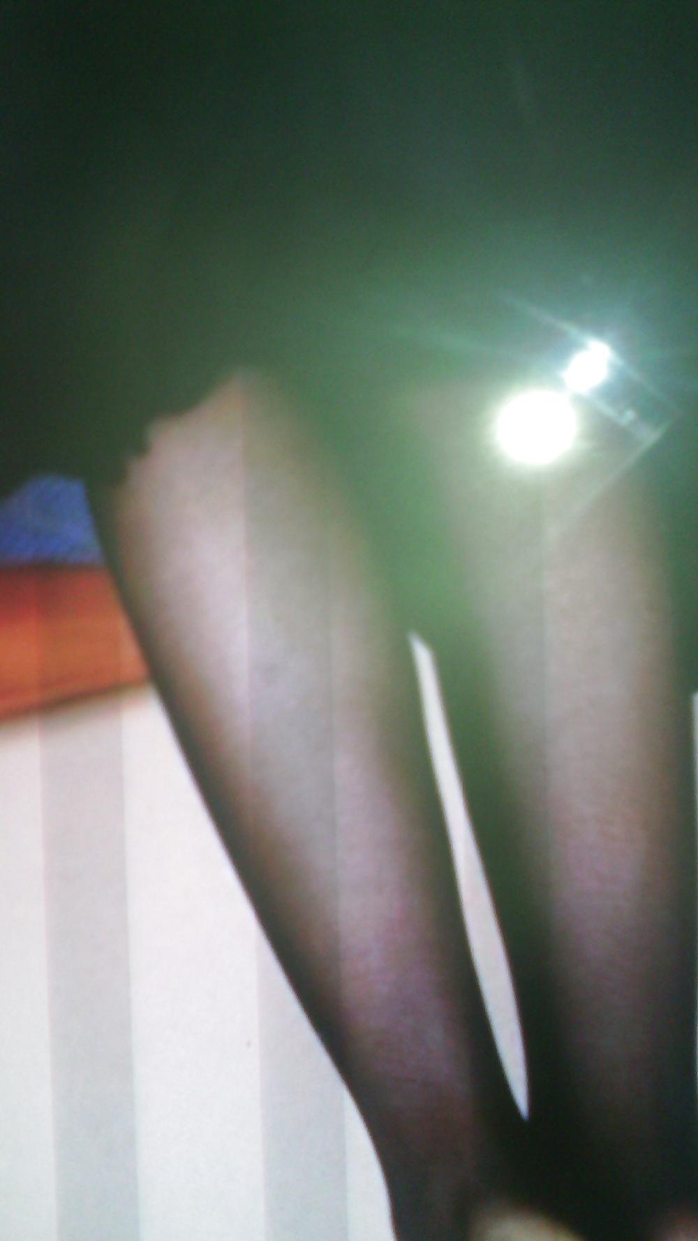 25P My cum on footjob teen 