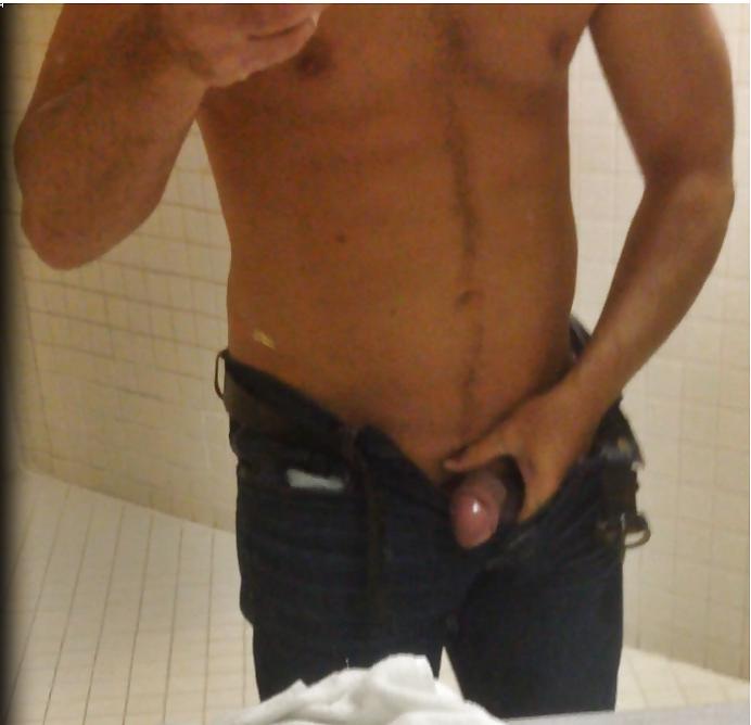 25P Gym Locker Room - 3 (Thonging, Semi Hard, Cockring)