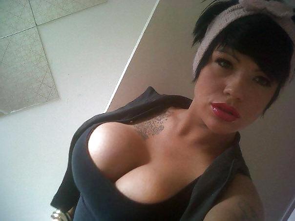 25P Attention seeking slut Alisha Fake tits