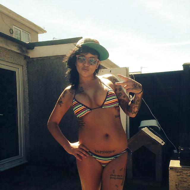 25P Attention seeking slut Alisha Fake tits