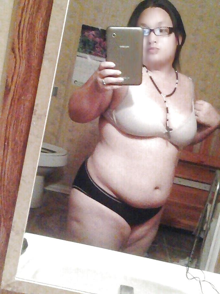 10P Chubby teen in bra and panties