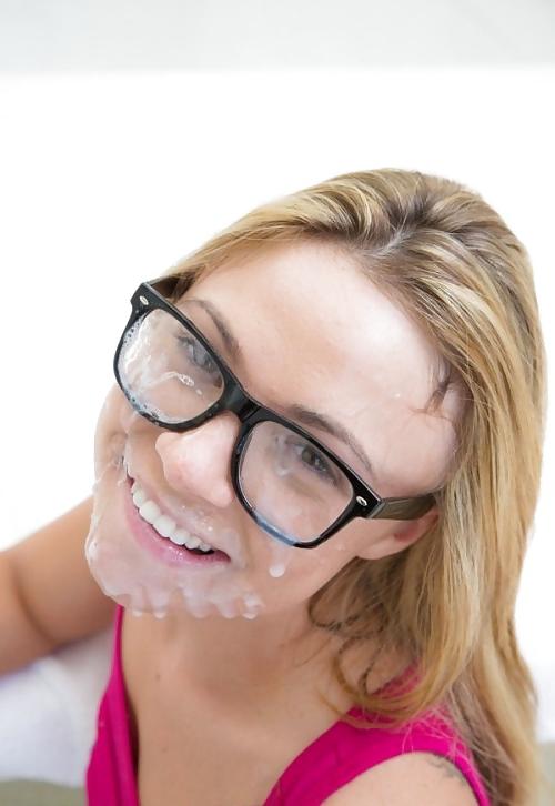 25P 126 cum on glasses 