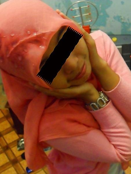 10P Cum on tudung 2