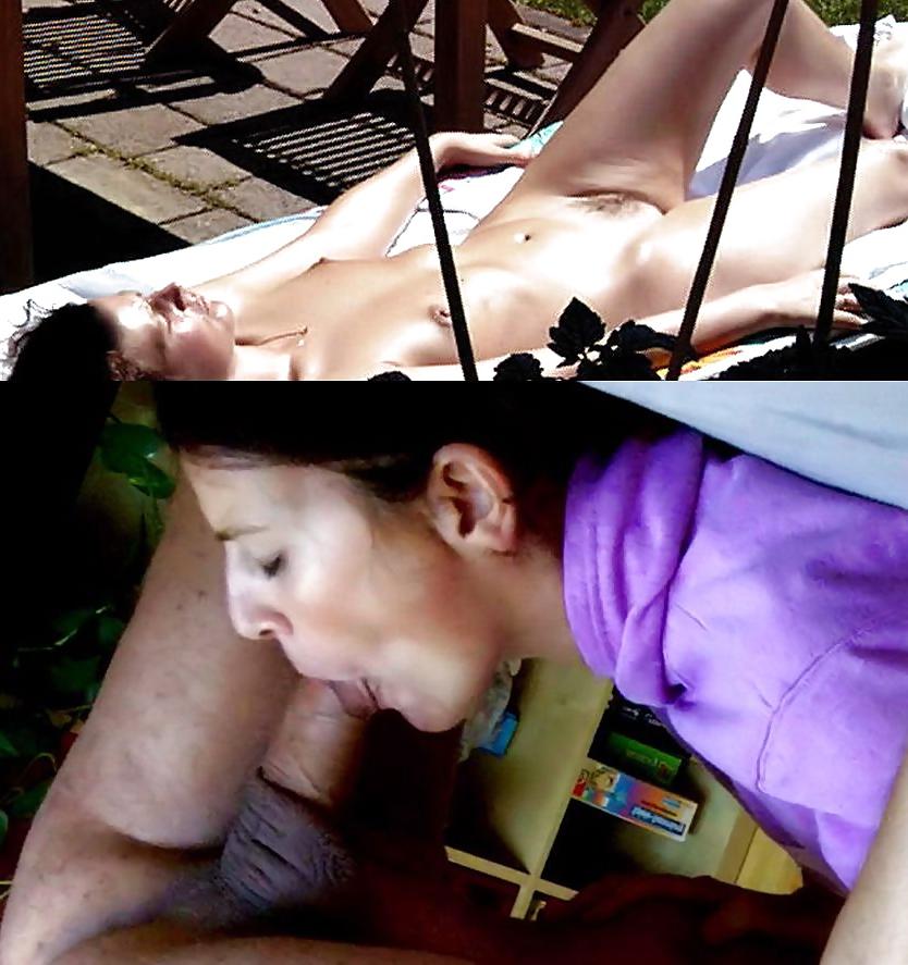 15P Girlfriend Moana before-after, dressed-undressed
