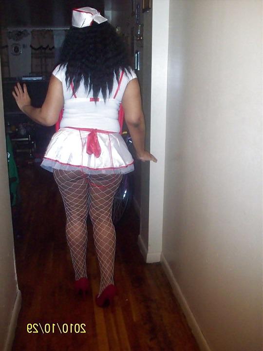 4P MY FRIEND'S MOM WHO I FUCK ON A REGULAR. HALLOWEEN (NURSE)
