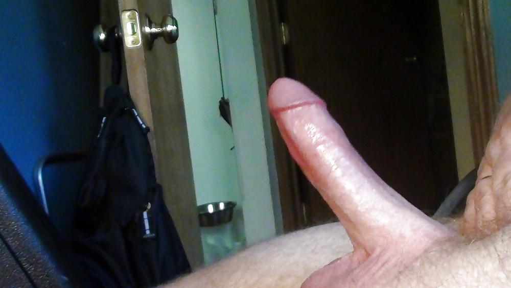 9P Thick stiff rock hard cock and drips of precum