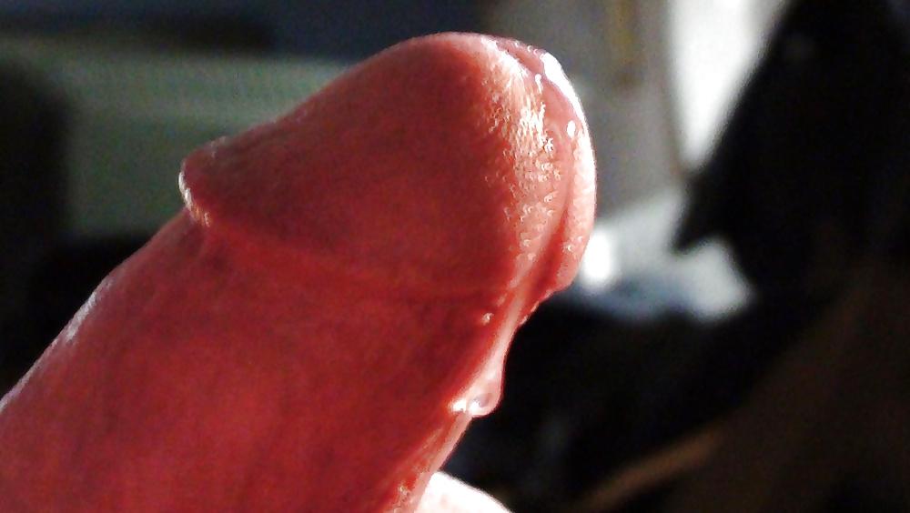 9P Thick stiff rock hard cock and drips of precum