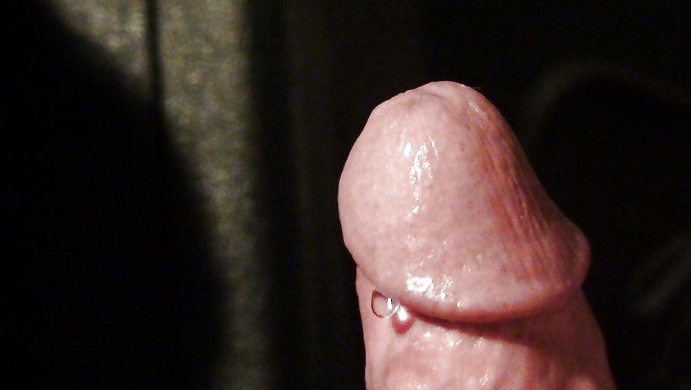 9P Thick stiff rock hard cock and drips of precum