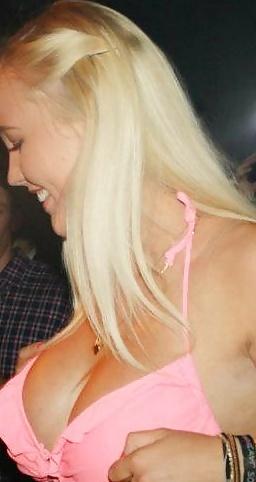 17P Danish teens-255-256-party beach bra cleavage