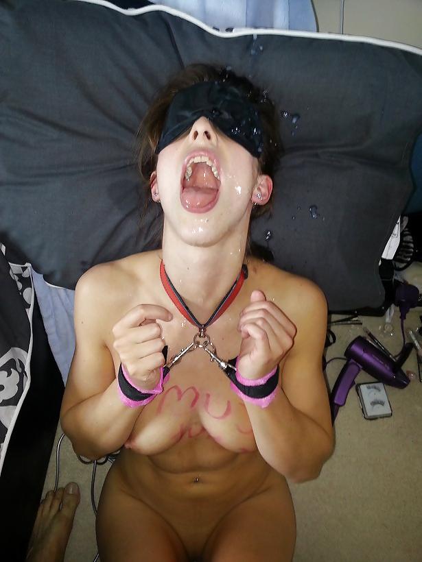 25P Blind Fold Cumshots