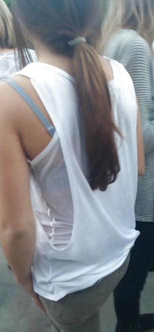 12P Multiple Co-Workers Panties and Bra Peeks
