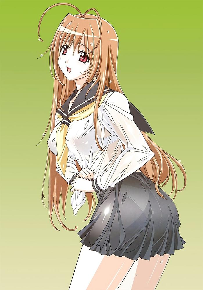 25P Anime style: wringing wet clothes