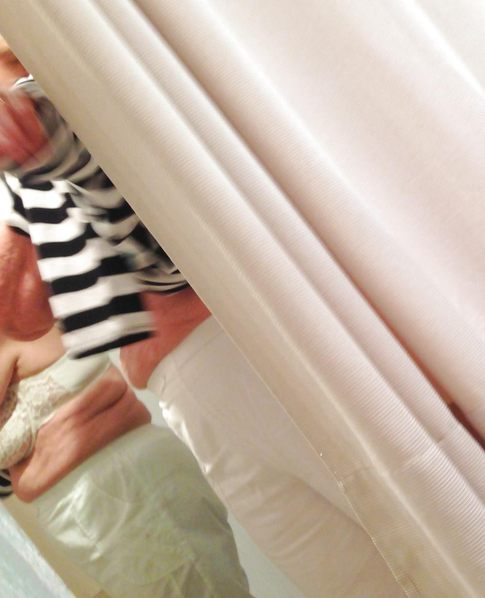 8P Granny in changing room