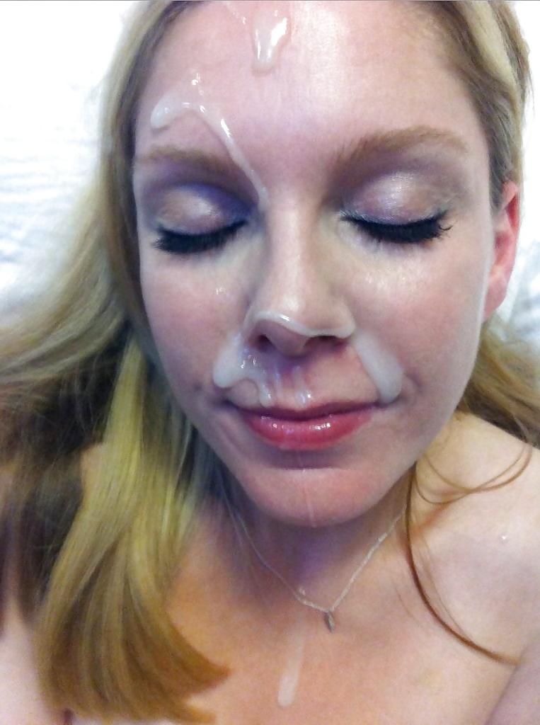25P Amateur cum on face