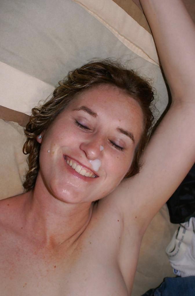 25P Amateur cum on face