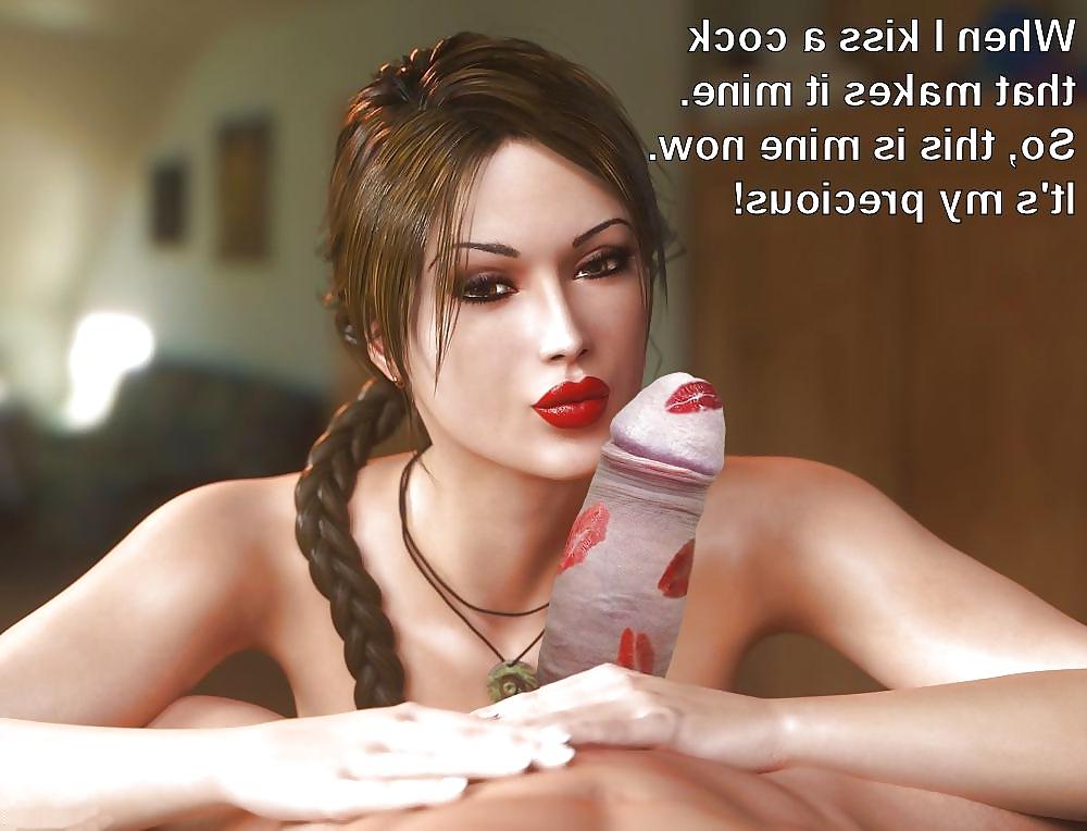 16P Anime Girls playing with a Real Cock (w captions) - No 100