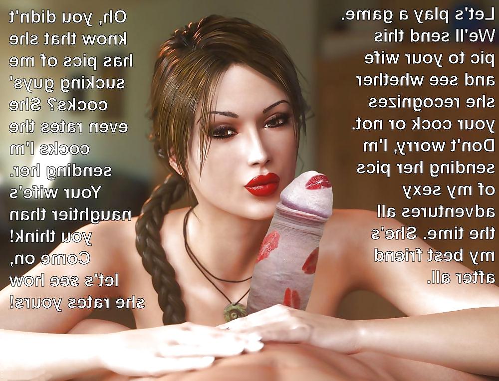 16P Anime Girls playing with a Real Cock (w captions) - No 100