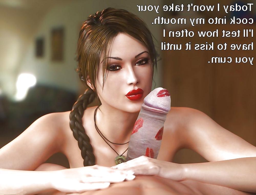 16P Anime Girls playing with a Real Cock (w captions) - No 100