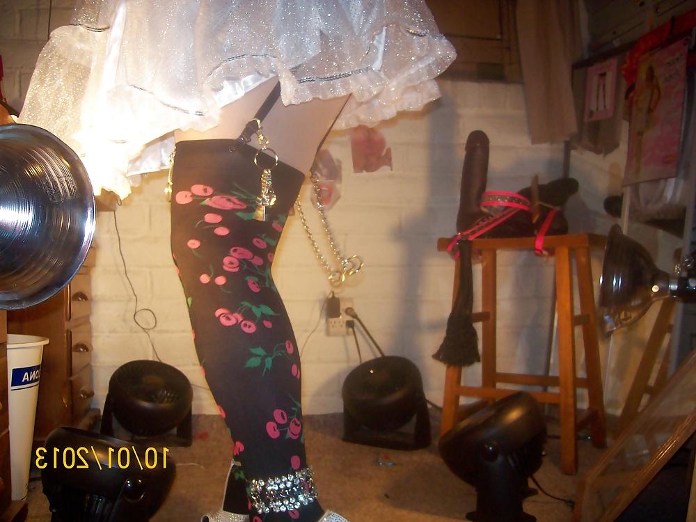8P Tgirl BBC slut teases her Daddy Larry's BB12inchC rock hard