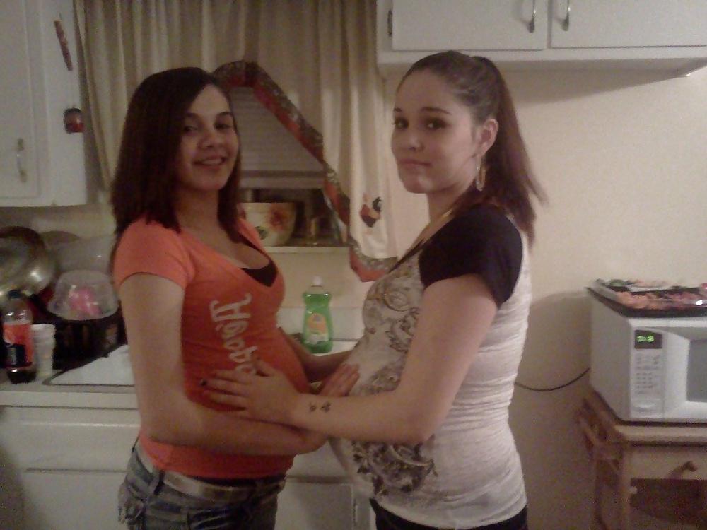 10P Slaggy pregnant teens used as a cum dumpster! part 6