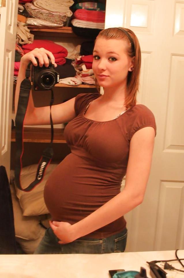 10P Slaggy pregnant teens used as a cum dumpster! part 6