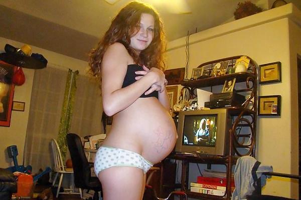 10P Slaggy pregnant teens used as a cum dumpster! part 2