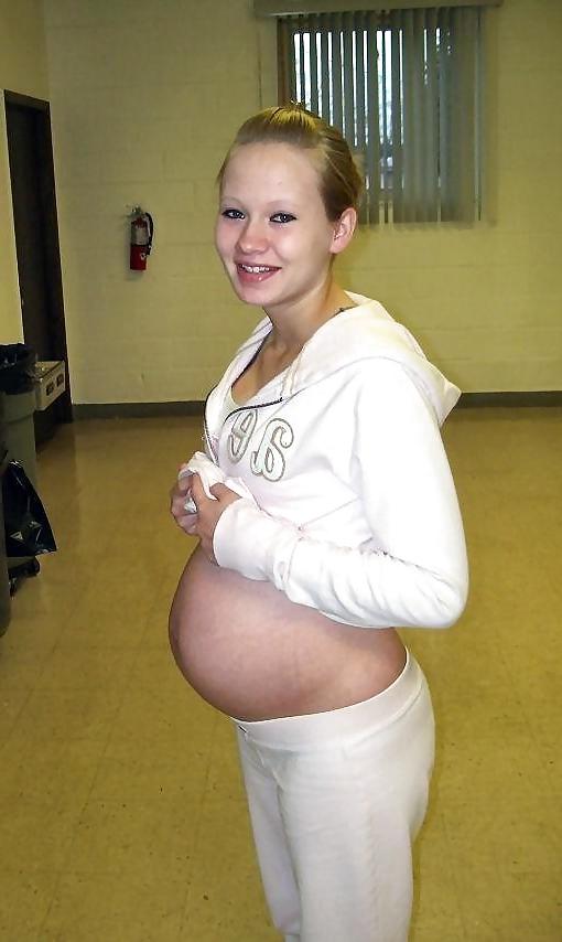 10P Slaggy pregnant teens used as a cum dumpster! part 2