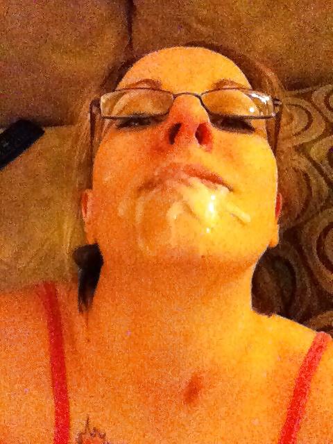 10P Slags with cum on their faces part 4