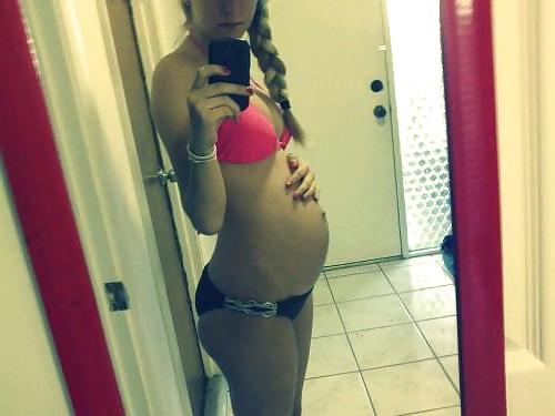 10P Slaggy pregnant teens used as a cum dumpster! part 3