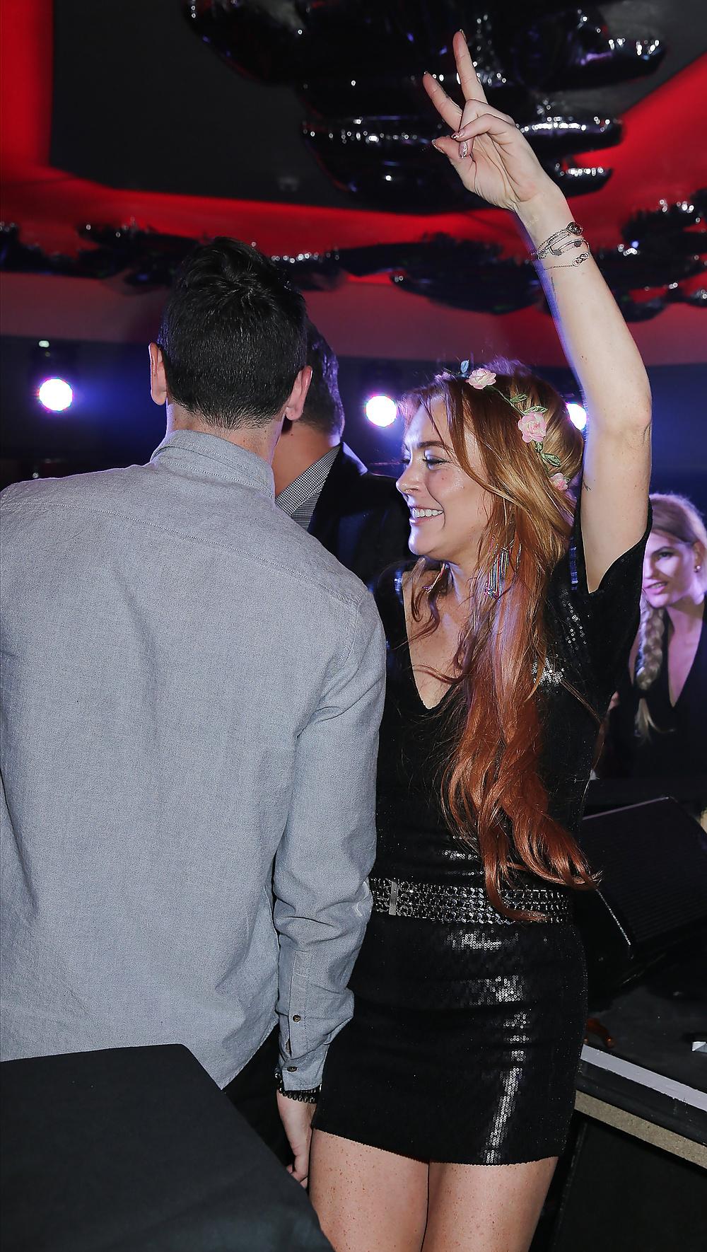 12P Lindsay Lohan ... At The VIP Room Nightclub