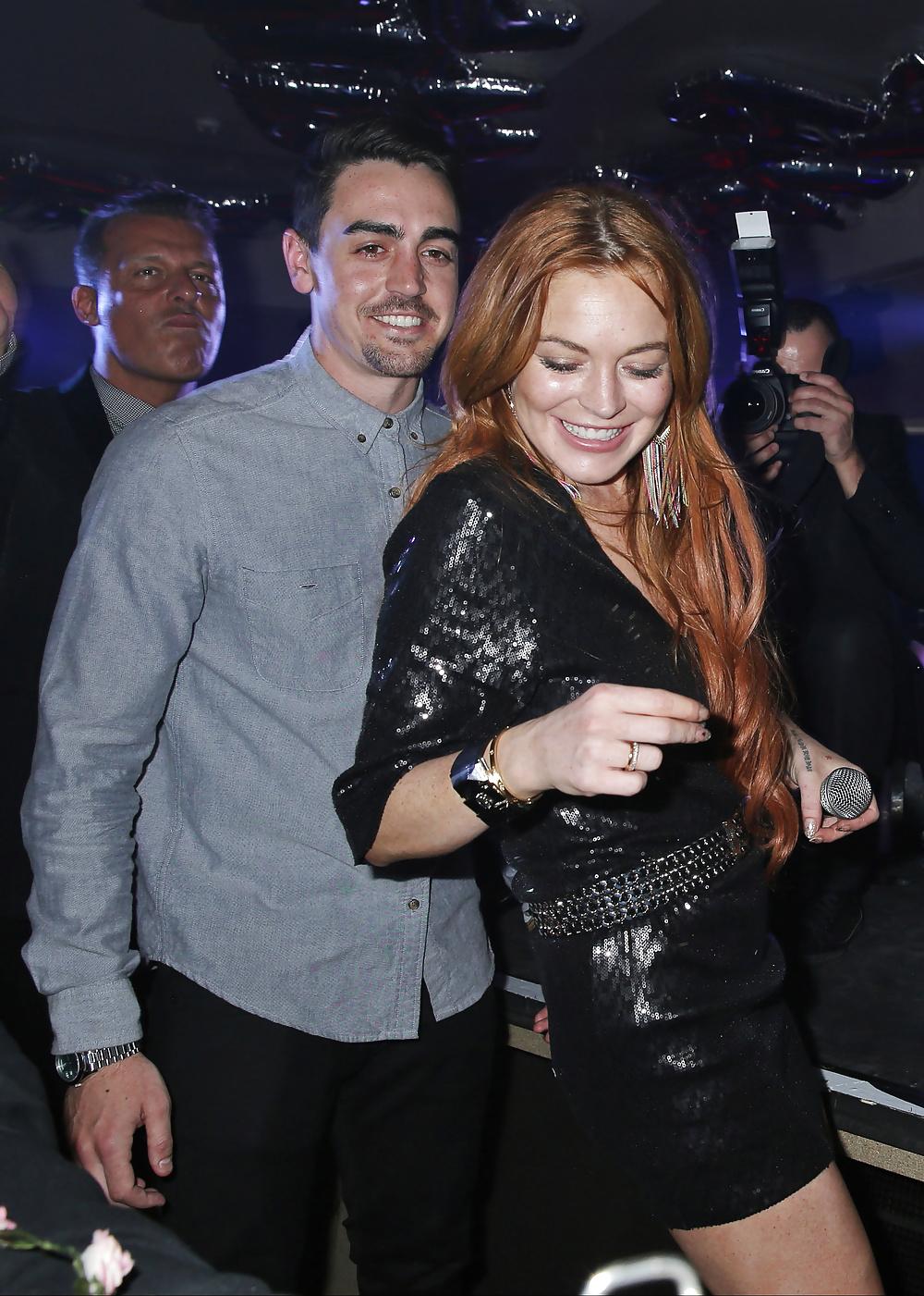 12P Lindsay Lohan ... At The VIP Room Nightclub