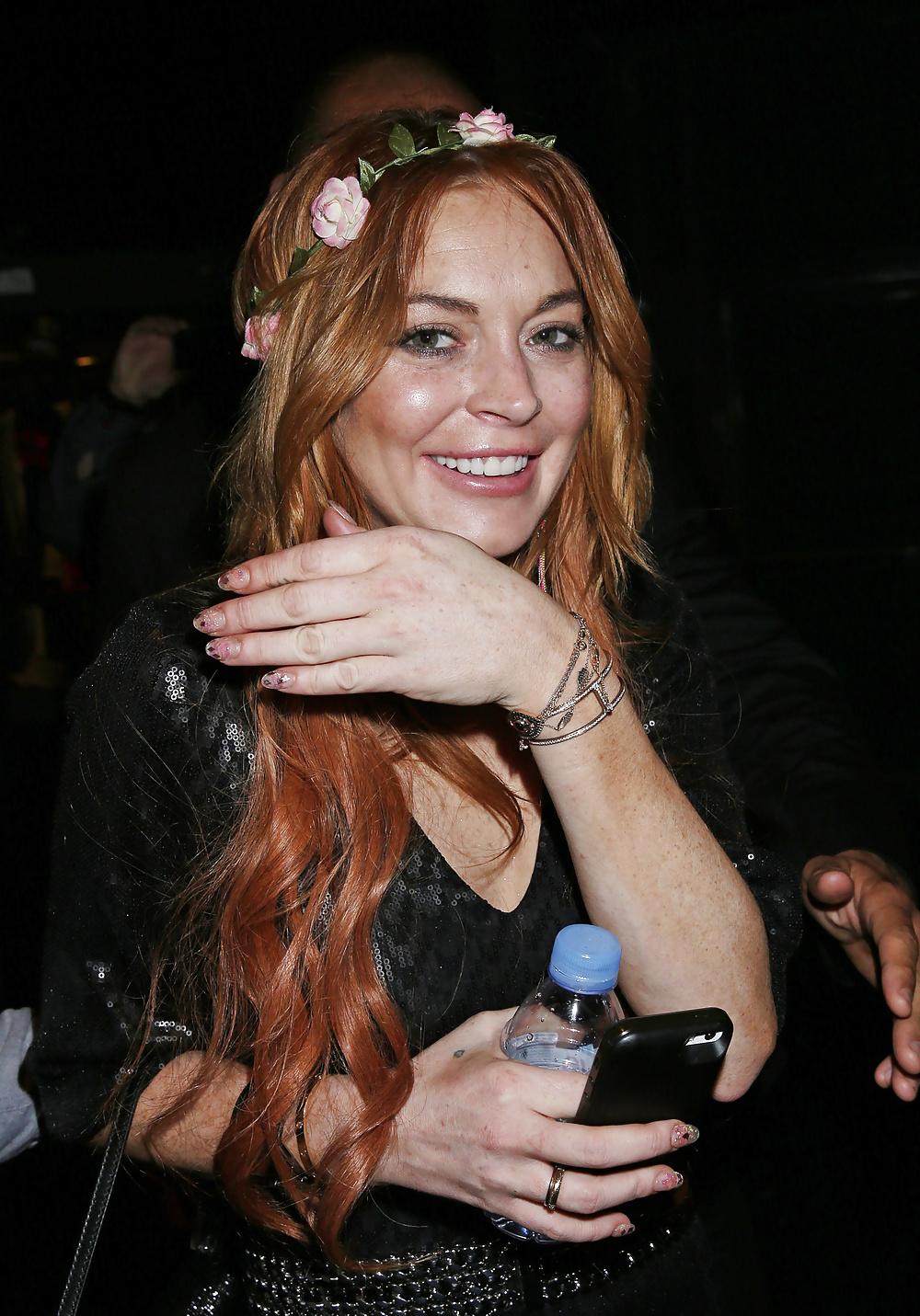 12P Lindsay Lohan ... At The VIP Room Nightclub