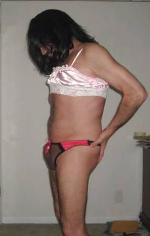 16P Sissy Slut Wears a Training Bra
