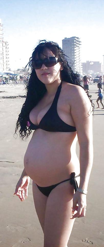 25P Enceinte maillot-Pregnant bikini 2