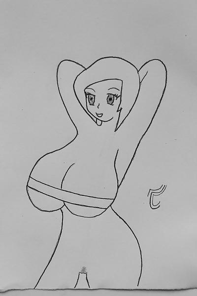 25P Nude cartoon and anime girls