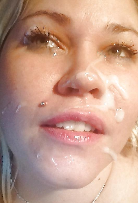25P Cumshot Expression Blank face Open Mouth