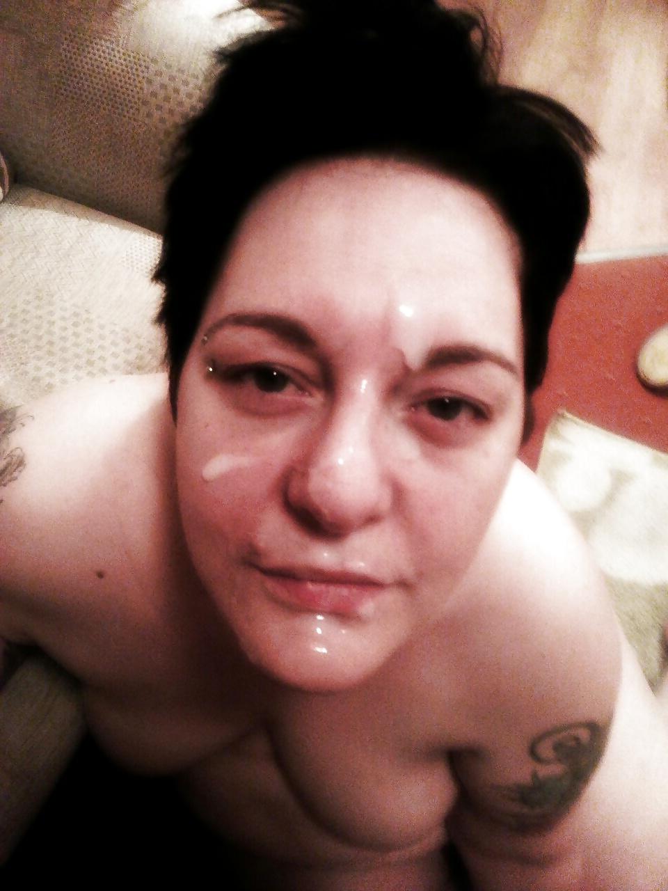 25P Cumshot Expression Blank face