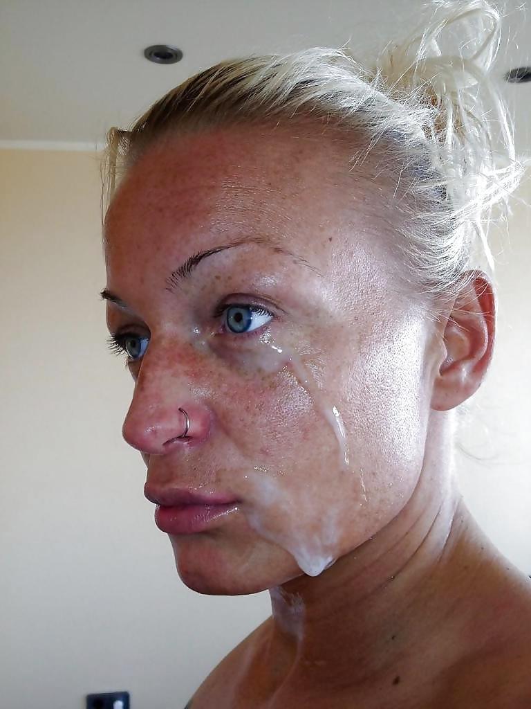 25P Cumshot Expression Blank face