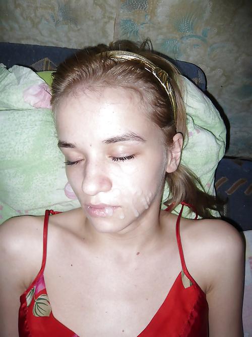 25P Cumshot Expression Blank face