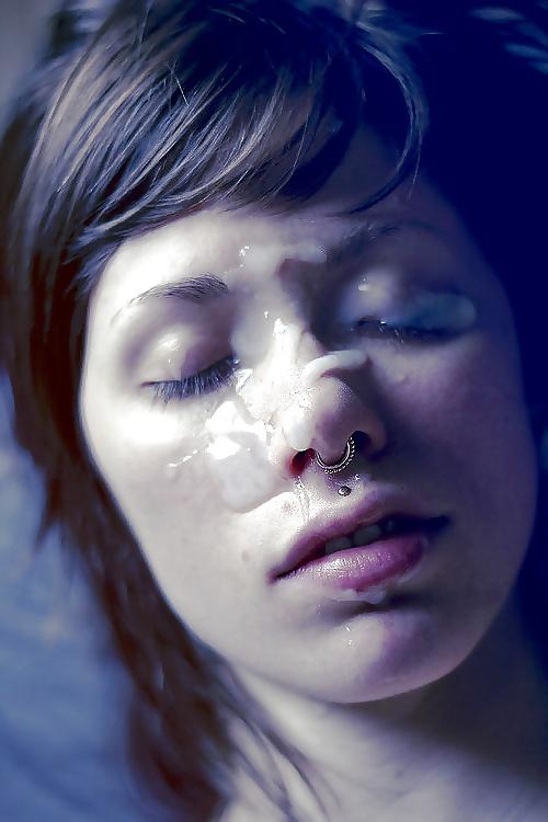 25P Cumshot Expression Blank face