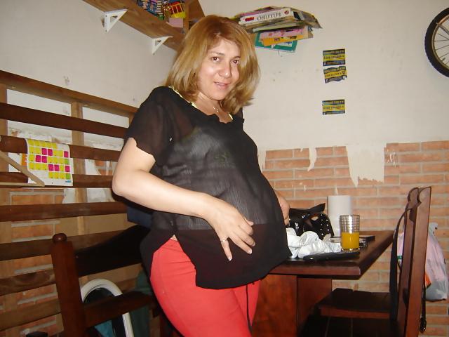 15P Pregnant Claudia shows as assfucked