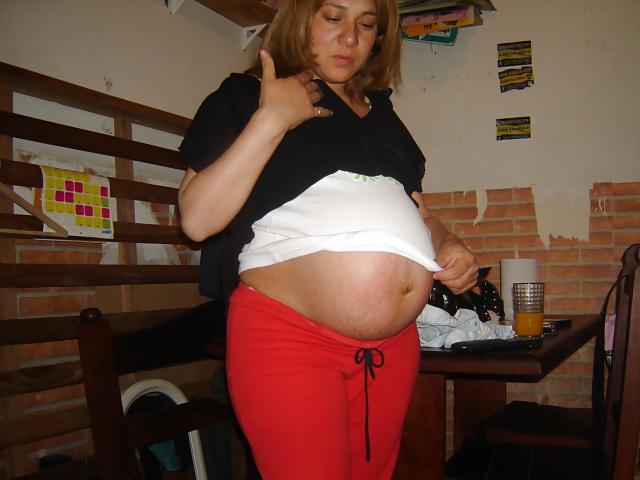 15P Pregnant Claudia shows as assfucked